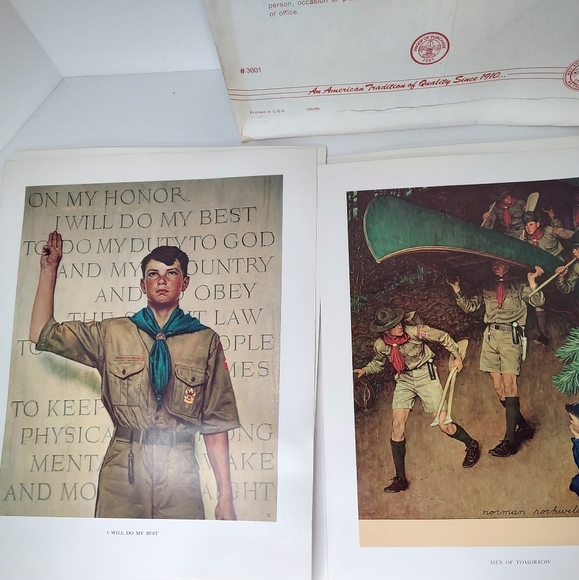 Scouting Through The Eyes Of Norman Rockwell Series 3001 - Picture 3 of 14